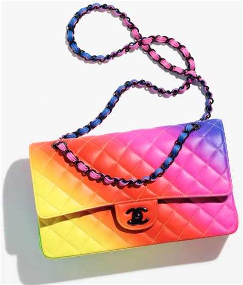 chanel rainbow flap bag price|chanel classic flap bag price.